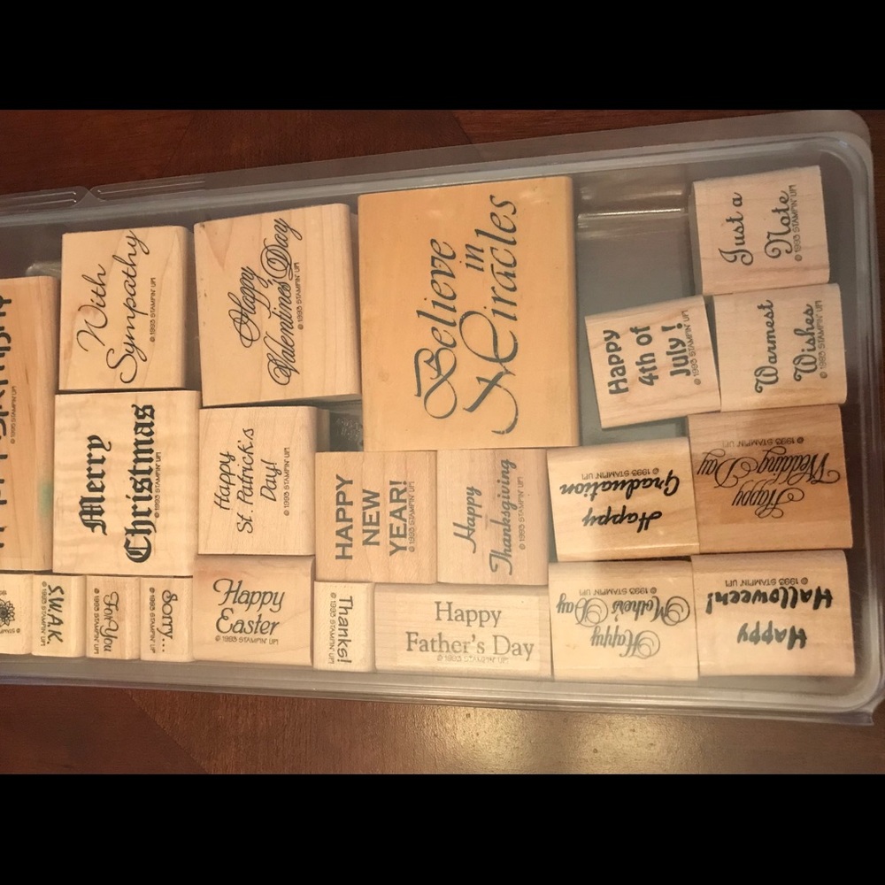Rubber stamps
